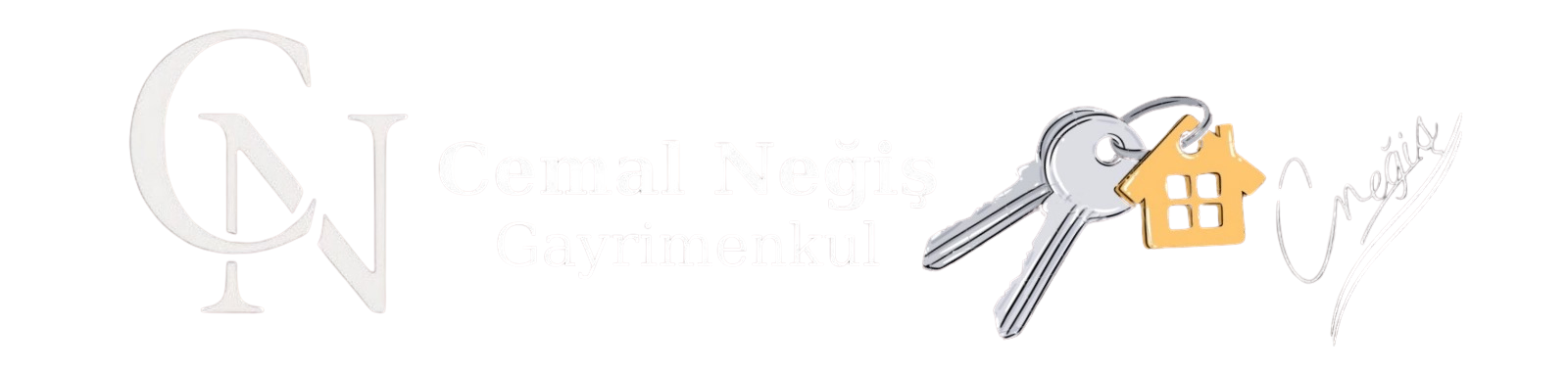 Cemal Negis Gayrimengul beyaz logo