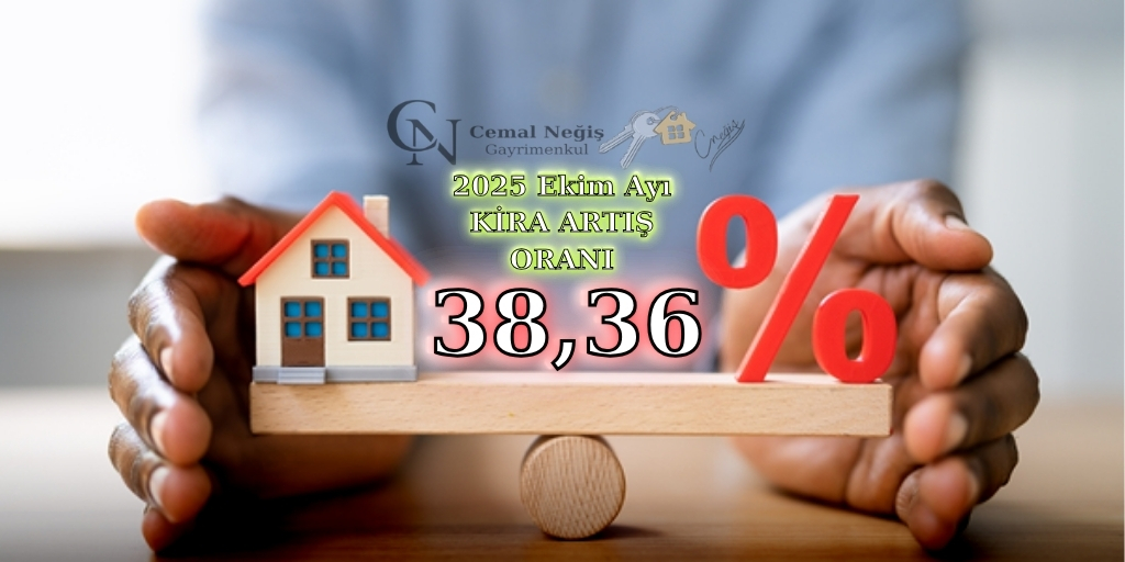 EKİM 2025 KİRA ARTIŞ ORANI YÜZDE 38,36 OLDU